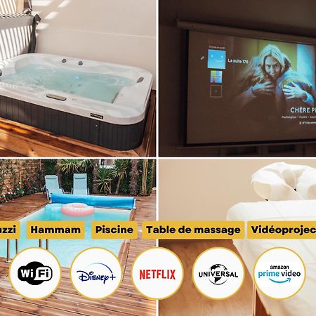 La Suite 176 - Piscine Privee, Spa, Hammam A Reims Dış mekan fotoğraf